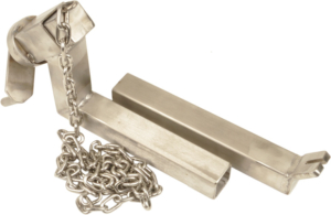 Rörfixtur kedjespännare till rörstöd svart