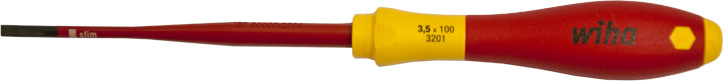 Spårskruvmejsel Wiha SoftFinish Slimfix 3,5 mm