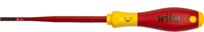 Spårskruvmejsel Wiha SoftFinish Slimfix 4,5 mm