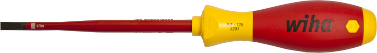 Spårskruvmejsel Wiha SoftFinish Slimfix 5,5 mm