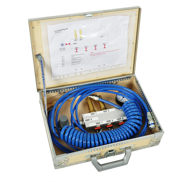 LÄCKSÖKNINGSUTRUSTNING luft