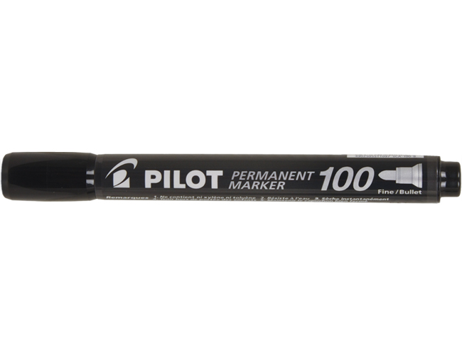Märkpenna Pilot Permanent 100 svart