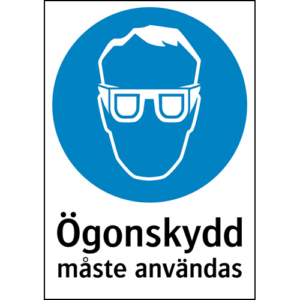 Påbudsskylt 210 x 297