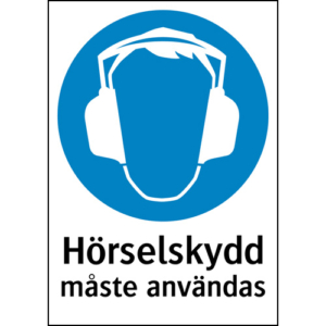 Påbudsskylt 210 x 297