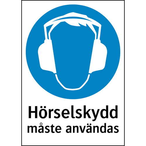 Påbudsskylt 210 x 297