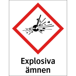 Varningsskylt 210 x 297