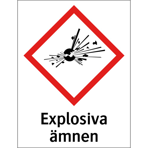 Varningsskylt 210 x 297