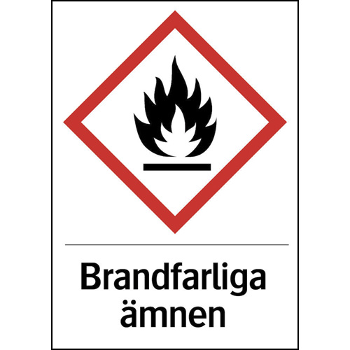 Varningsskylt 210 x 297