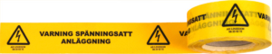 Avspärrningstejp "VARNING