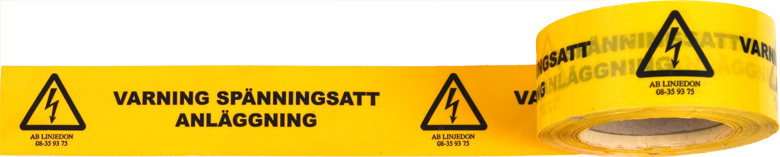 Avspärrningstejp "VARNING