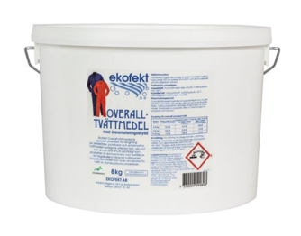 Overalltvätt 8 kg