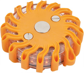 VARNINGSLJUS LED PUCK