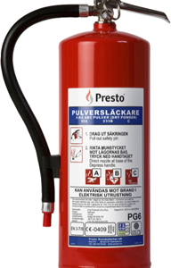 BRANDSLÄCKARE 6 kg  pulver