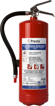 BRANDSLÄCKARE 6 kg  pulver