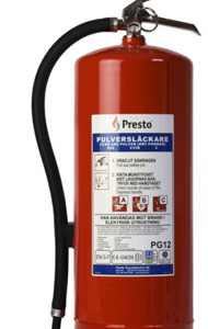 BRANDSLÄCKARE 12 kg pulver