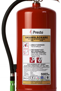 BRANDSLÄCKARE 9 liter skum